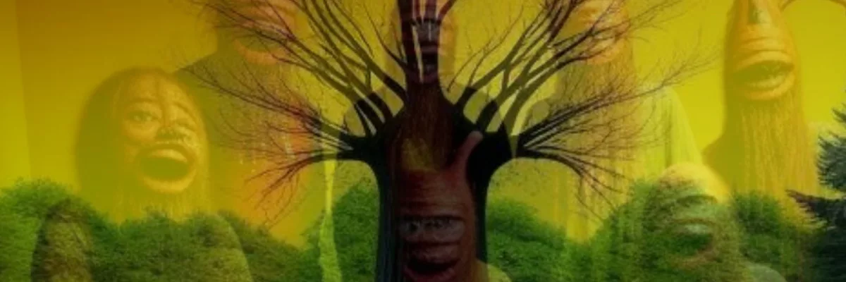Unique Upside Down Tree Art – Improvised Music