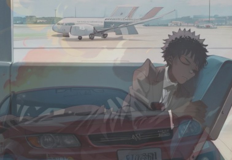 BWDerge.com Images - Laenif 2 excerpt- Chapter Eight - 4 Freddy at an Airport in India on Earth in 2003