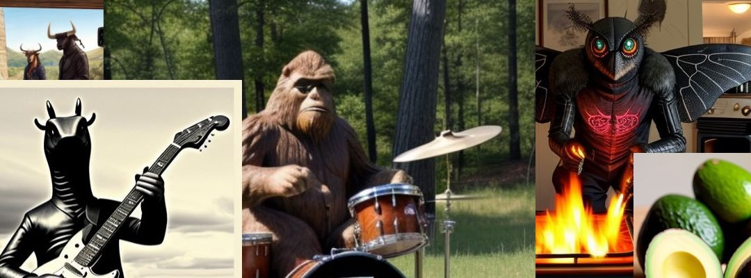 Experimental Guitar Drum Duo ; bigfoot on the drums