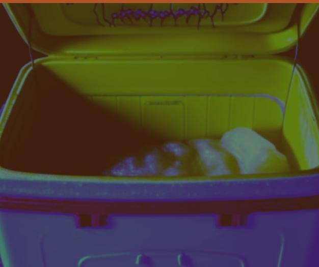 The cooler in the trunk of the car from the short story the Doctor's Dark Satchel by BW Derge