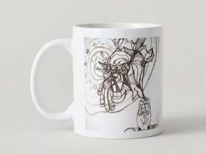 Doodle Coffee Mug at BWDerge.com