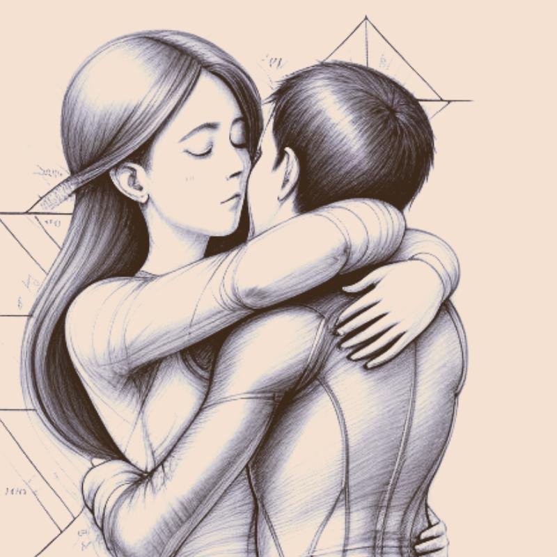 Comic Kings Poems Image 1 Cosmic Kings poem image of lovers embracing