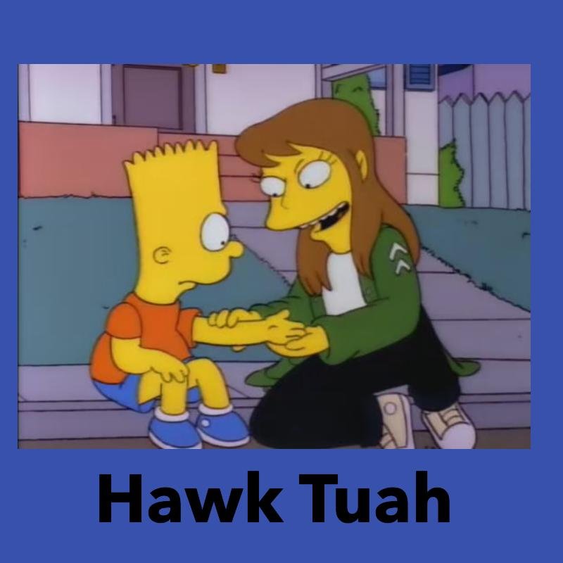 The Simpsons Laura the Original Hawk Tuah Girl