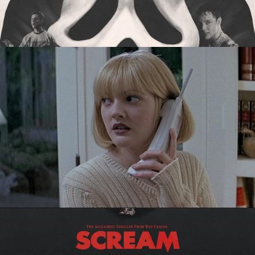 Top Movies on Halloween - Scream Drew Barrymore in Scream- best slasher for Halloween