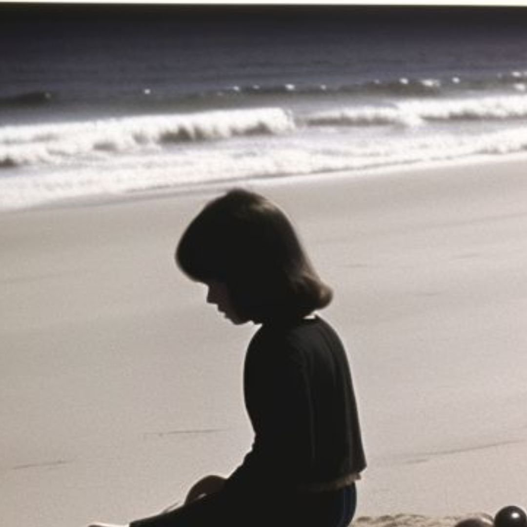 Sitting in the Sand Drawing Back poem