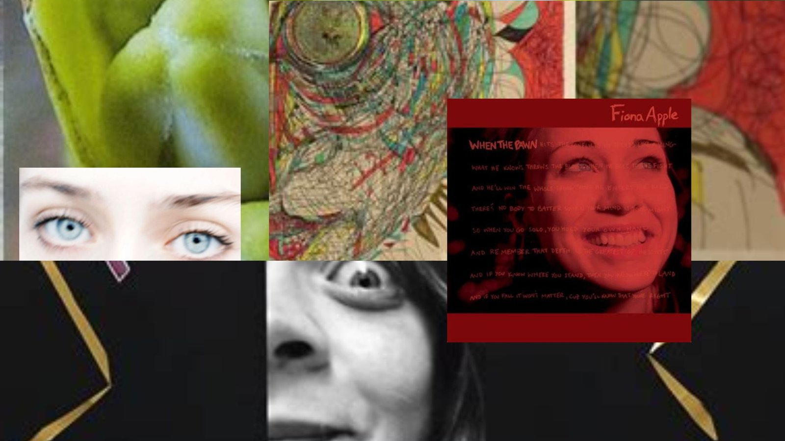 Fiona Apple Songs Article Banner - 5 Album Covers Collage