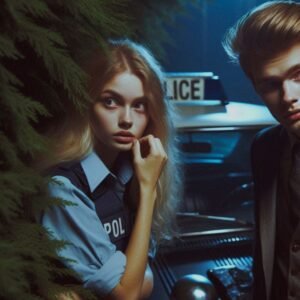 Paul and Sally from Push the Button - 4 Sally as a Cop - Short Story by BW Derge