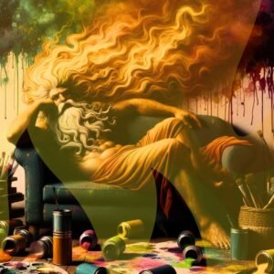 A Lethargic God with No More Paint - Poem - 3 A Lethargic God Burning, Out of Paint