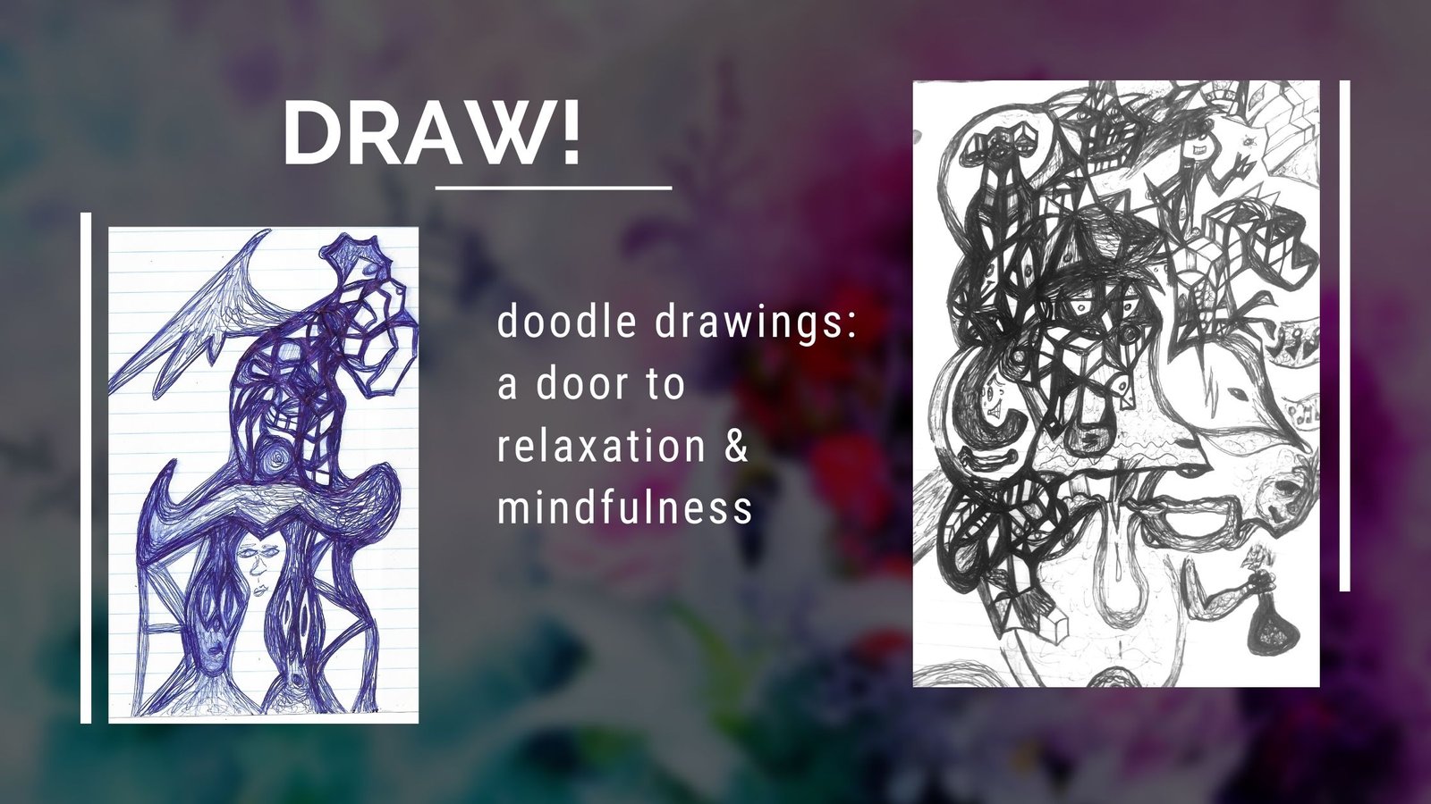 Doodle Drawings for Mindfulness, Relaxation, and Self-Exploration