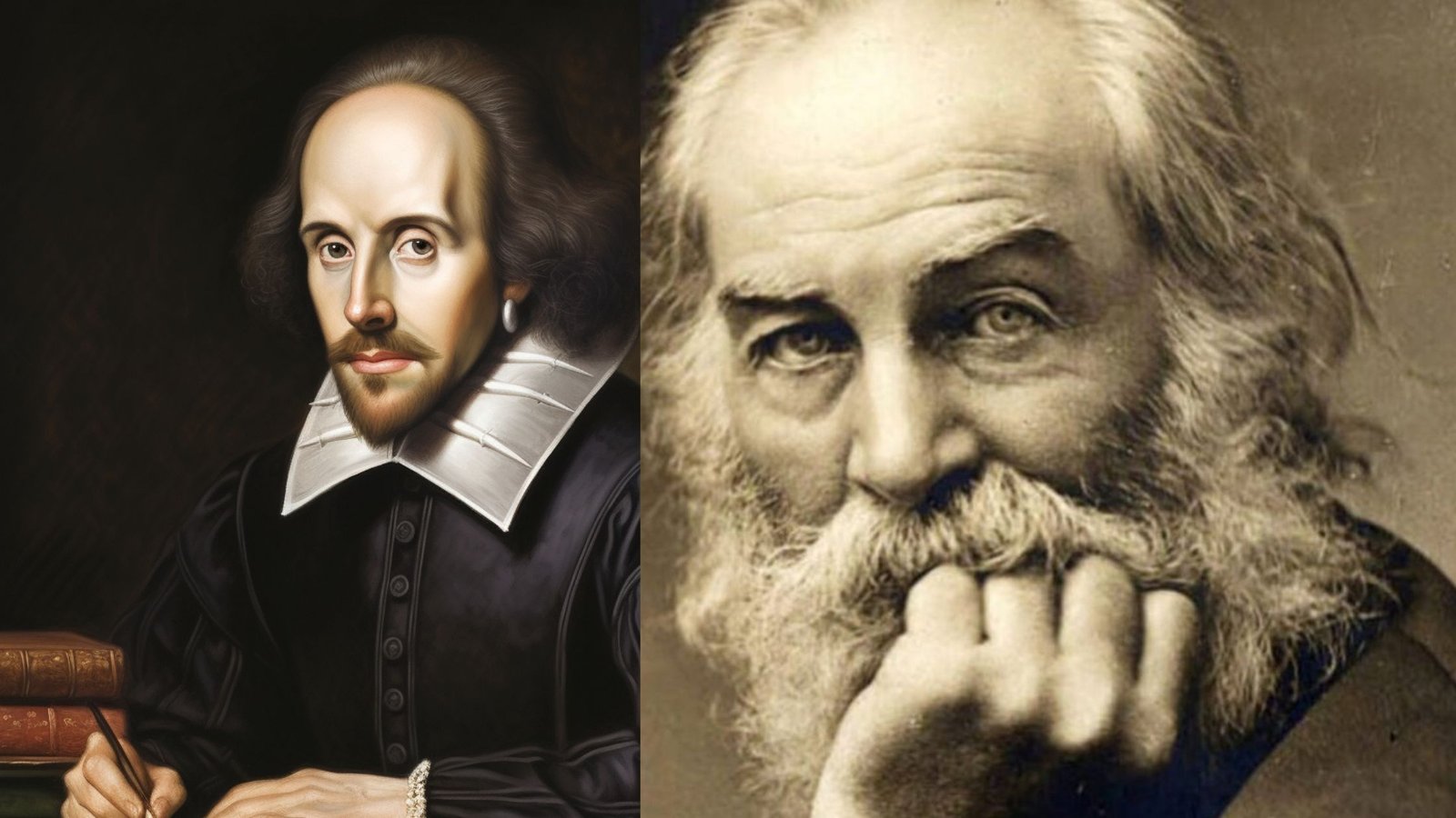 Poetry Books - Classics- Banner - Walt Whitman - Shakespeare Top Poetry Books - Walt Whitman and Shakespeare