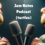 Jam Notes Podcast Cover for episode 15 about Animorphs, turtles, and Jamming