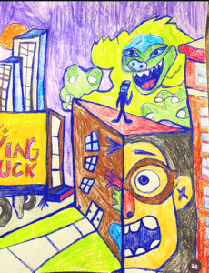 Featured Weird Doodle - in Color!