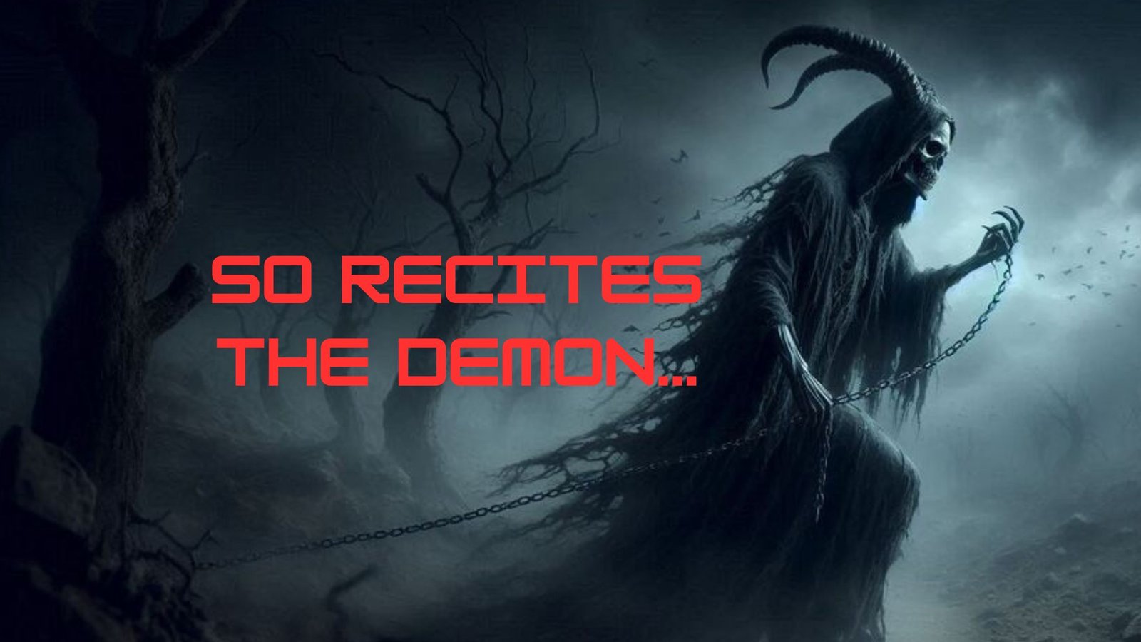 So Recites the Demon... Website Banner - Reasons for Demise The Demon Off to Recite the Reasons for Your Demise