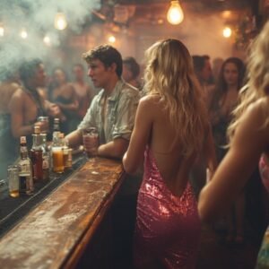 Steve episode 10, scene 3 - At the Bar with Not Mickey My Name's Not Mickey! At the Bar with the Blonde in Episode 10 of Steve