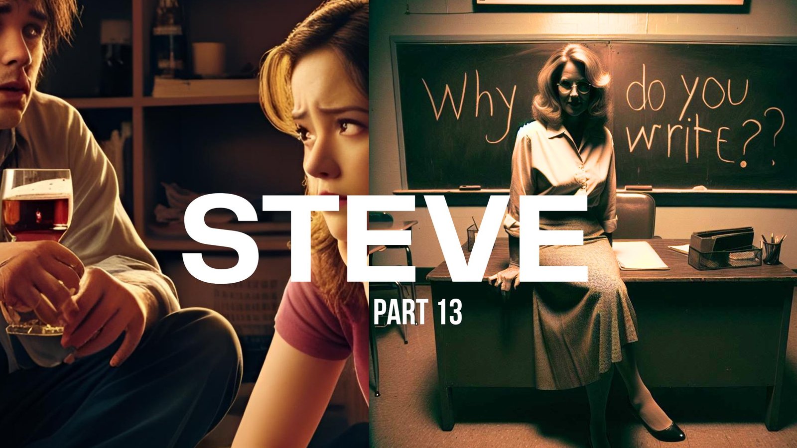 Episode 13 of Serialized Short Story about Steve: Why Do You Write?
