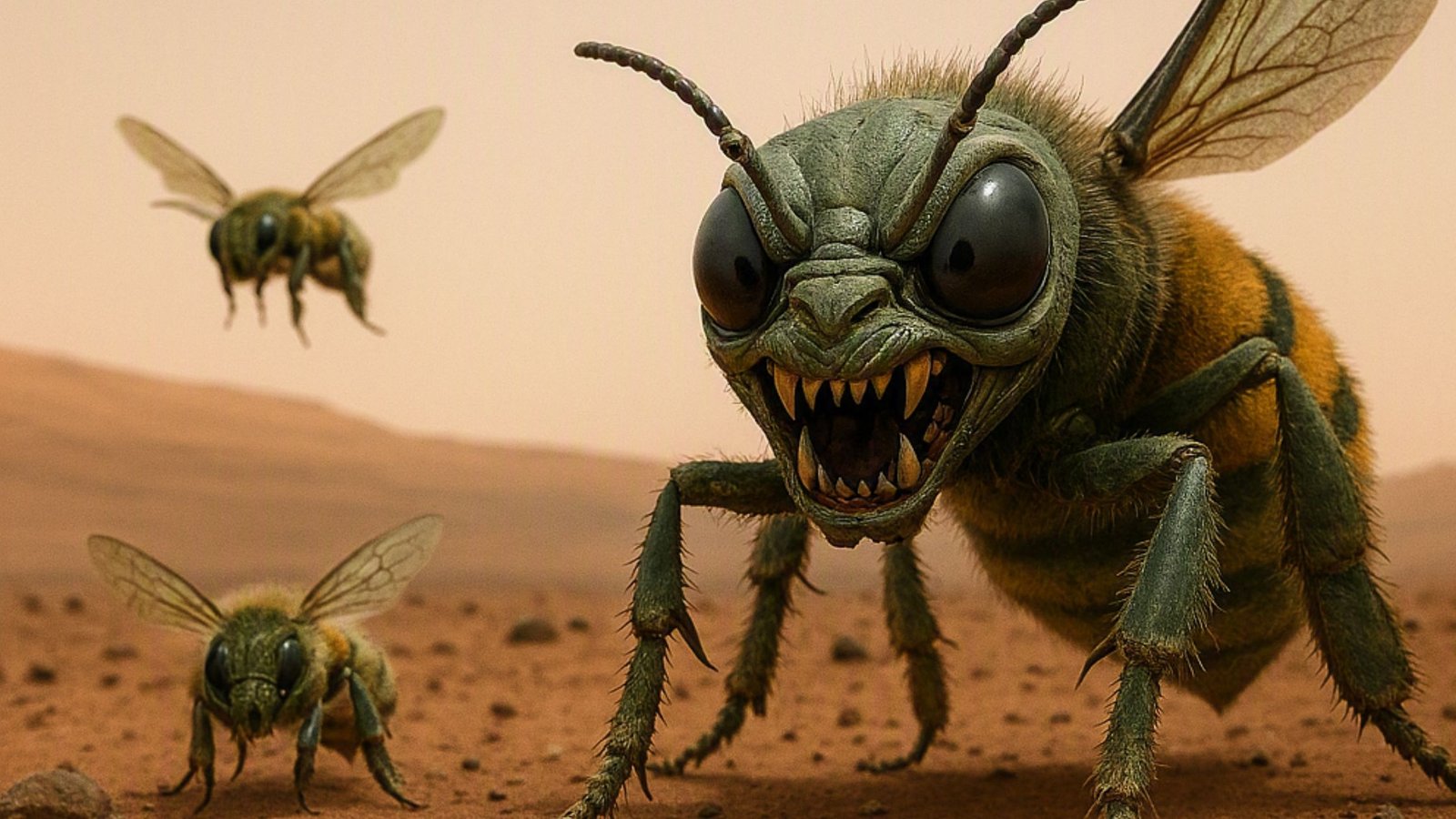 NASA Mars Rover captures space bees on camera
